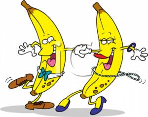 Bananas ^_^ 0511-0712-1412-0921_Two_Happy_Bananas_Dancing_Together_clipart_image