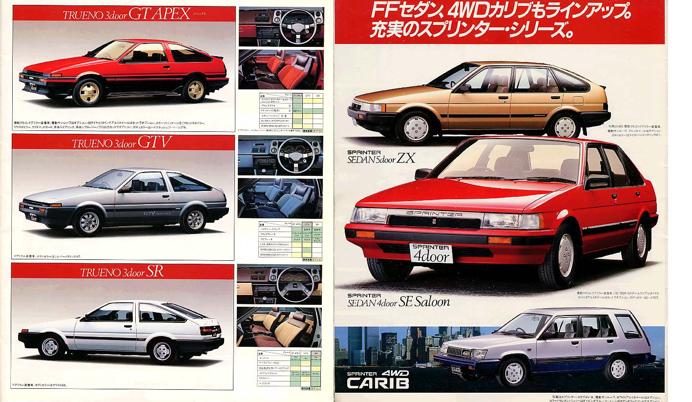 Corolla GT - AE86 - Descriptions, articles & photos... T14