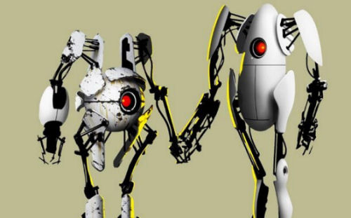 Free copy of Portal Portal2-robots