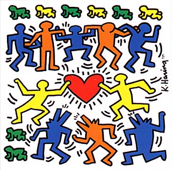 Keith Haring ,لوحات كيث هارينغ Haring_untitled1