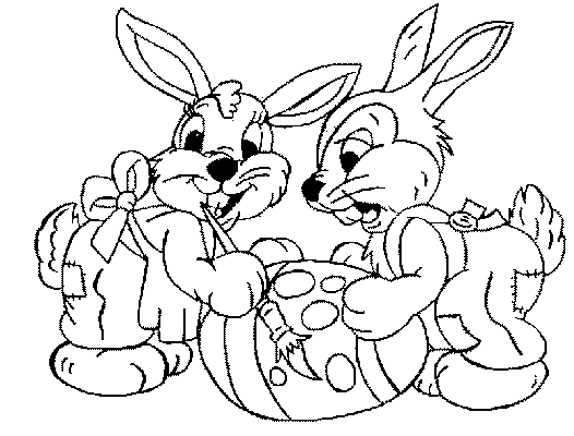 coloriage de pacques Lapin-coloriage-paques-69