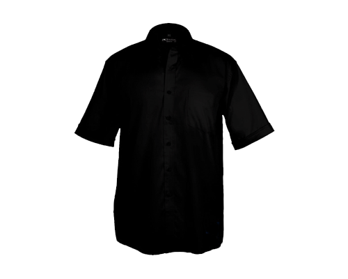 ¿¿QUÉ LLEVAS PUESTO...?? - Página 3 Camisa-cort-hombre-negra-bcsm560