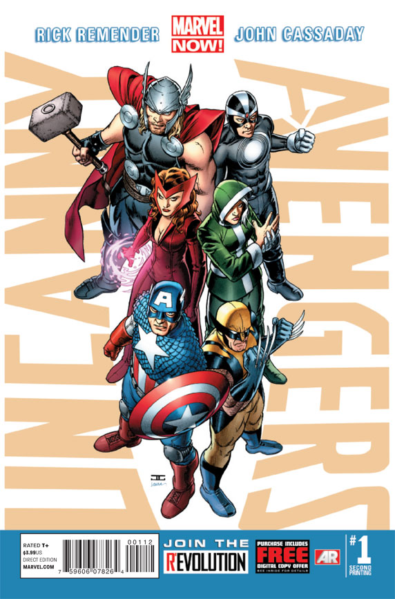 Marvel NOW : Le relaunch. ( Cyclops was right )  UncannyAvengers_1_CoverSecond