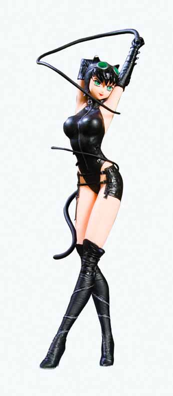 Girls in figure mode Catwomanpvc