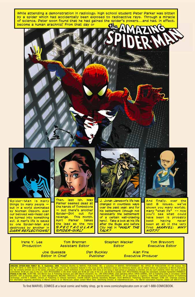 Amazing Spider-Man Family #1-8 [Série] Amazingfamily81