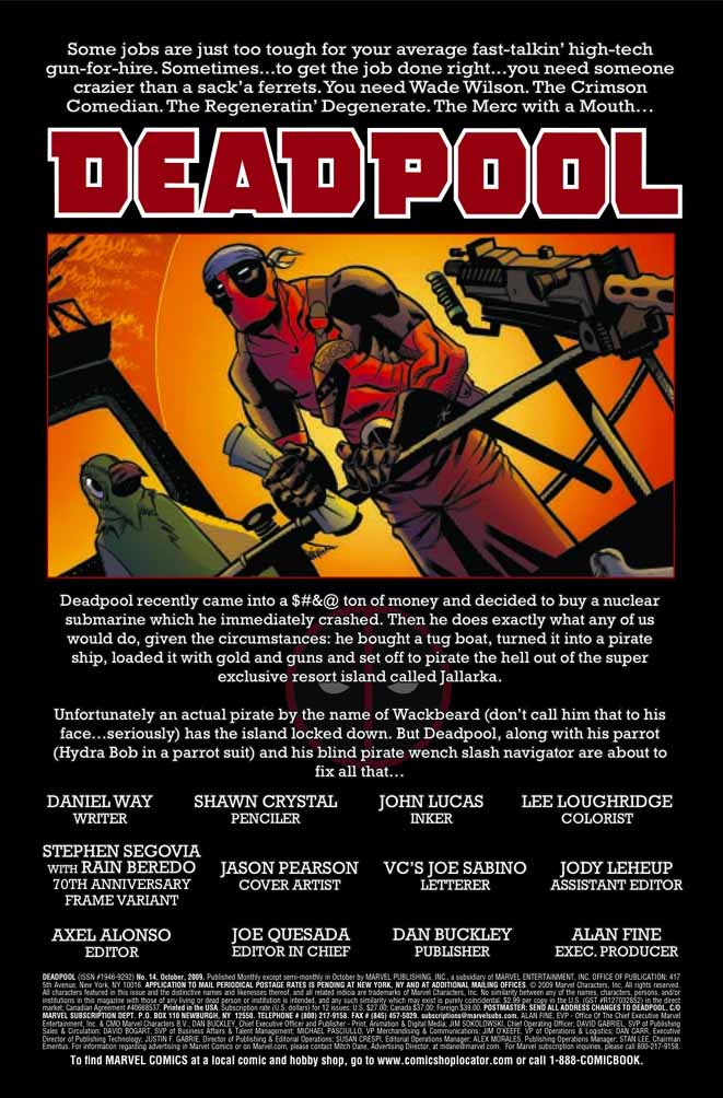 Deadpool (vol. 4) #13-18 (Cover) Deadpool141