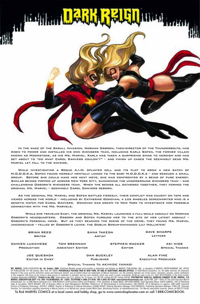 Ms. Marvel #42-46 [cover] Msmarvel441