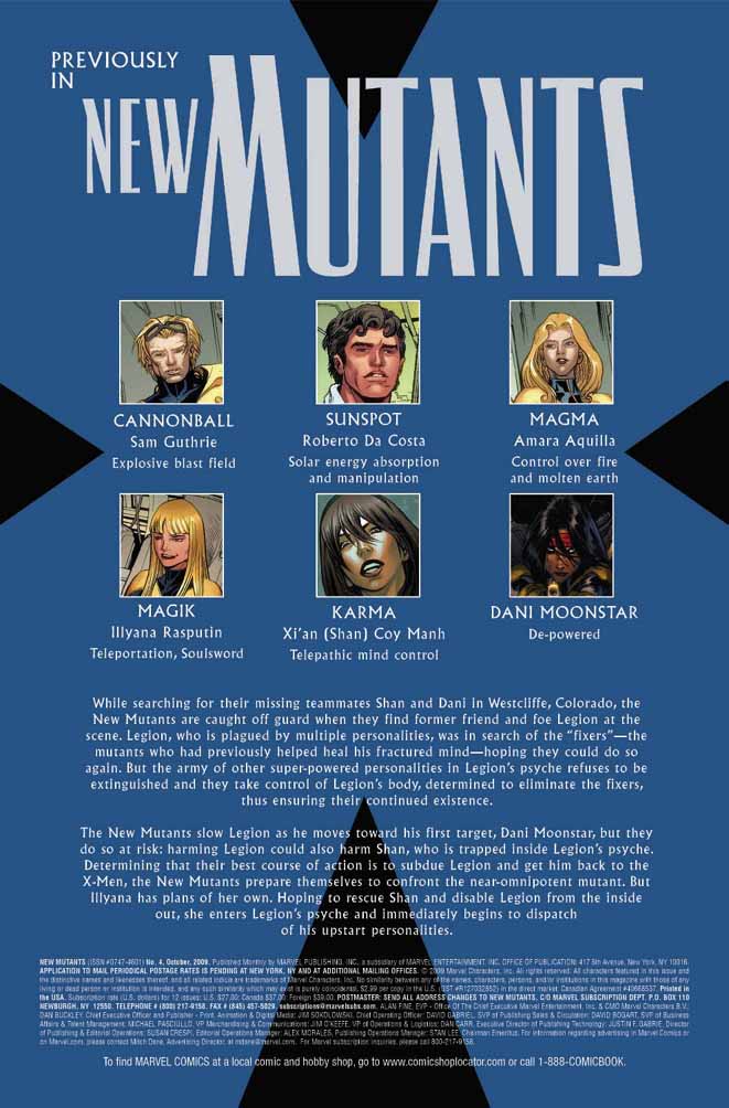 New Mutants (Vol.3) #1-4 (Cover) - Page 12 Newmutants41