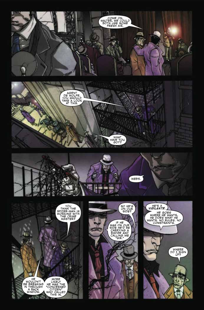 Spider-Man Noir: Eyes without a face #1-4 [Mini-Série] Spidermannoir23