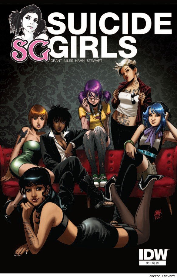 "Suicide Girls" IDW Verlag Suicidegirls01preview-1