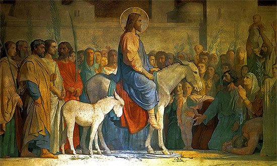 Méditations sur la Passion du Christ pendant le Carême selon Saint-Bonaventure  - Italie - 13 eme siècle Les-rameaux