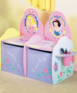 صناديق العاب اطفال Disney-princess-2-seater-toy-box