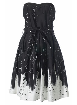 We Are Gathered Here Today... [More of an AU RP] Dorothy-perkins-black-white-paint-prom-dress