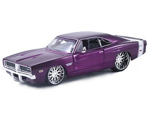 Charger 500 Pro Tourer "Polished Turd" Maisto-diecast-model-dodge-charger-pro-rodz-1969-in-metallic-purple-124-scale-