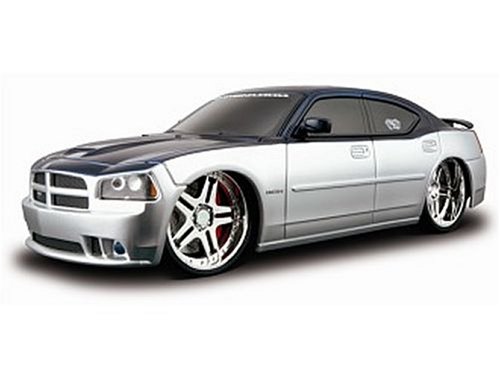   . . . - Page 2 Maisto-radio-remote-controlled-dodge-charger-srt8-playerz--124-scale-in-blue-and-silver