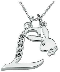 صور لحرف L Playboy-platinum-plated-bunny-initial-pendant--letter-l