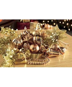   - ,   ! - Page 2 Unbranded-100-piece-copper-and-gold-christmas-decoration-pack