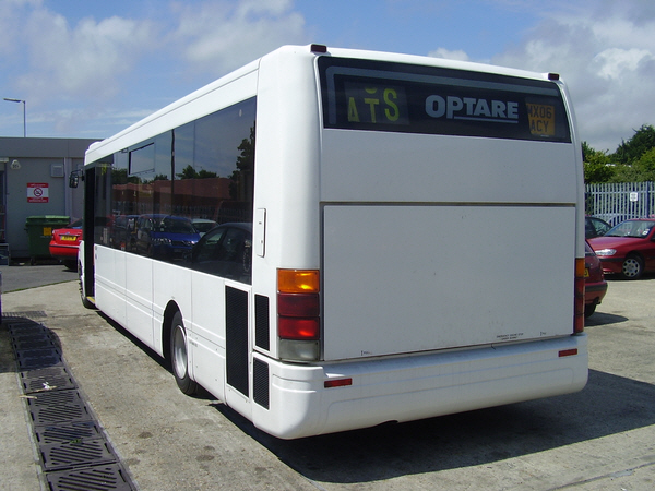 Optare Solo Bus Mx06acy_rear