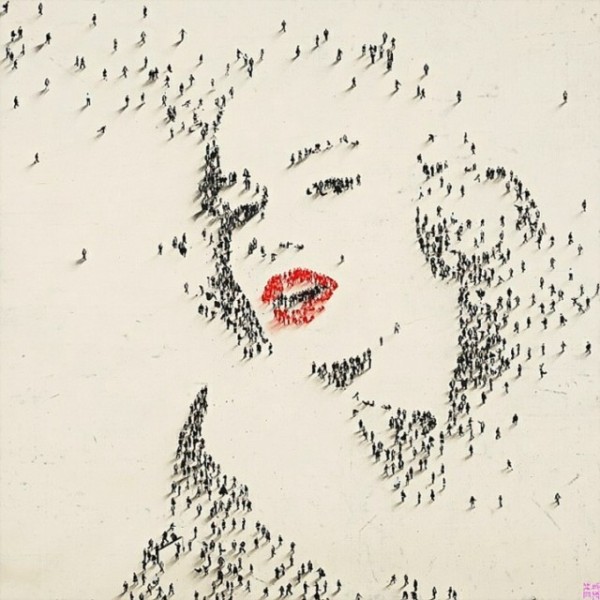 Genética mendeliana y no tan mendeliana Marilyn-monroe-portrait-by-people1