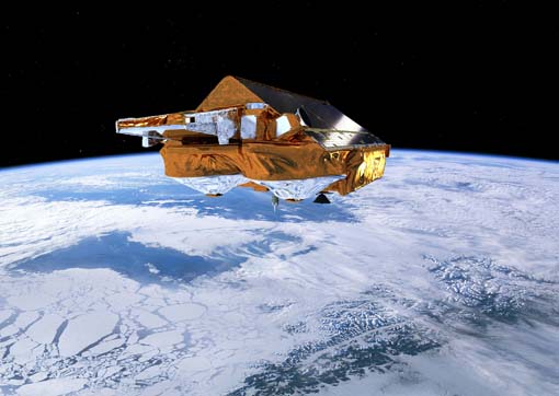 Rápido derretimiento del hielo se abre paso del noroeste del Ártico Cryosat_2