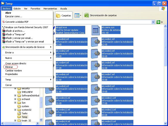 Como Eliminar los archivos temporales en mi PC. ?? Etw3
