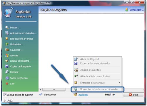Limpiar el registro de sistema de Windows Limpiar-registro-4