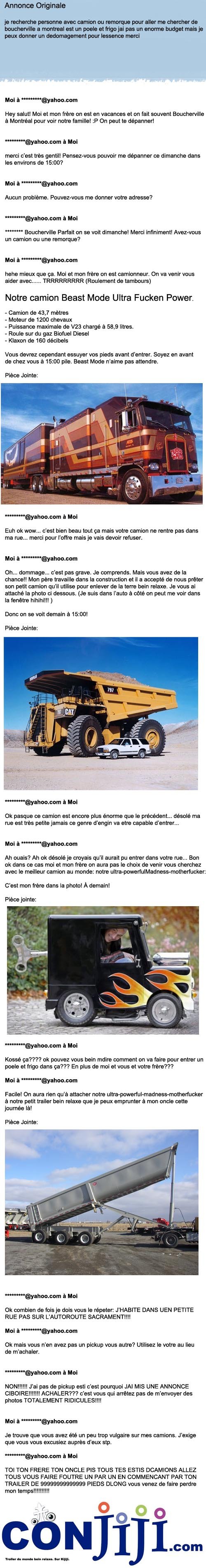 Camion recherché (blague) ASD9DK