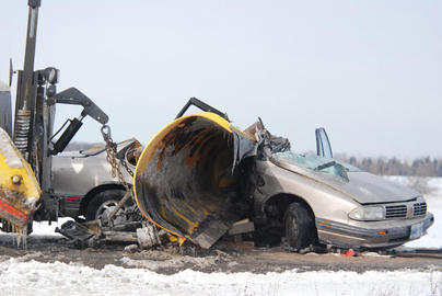 Plow hit my car Snowplow-accident1