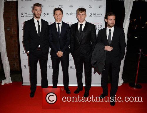 ¿Cuánto mide Luke Shaw? - Altura - Real height David-de-gea-ander-herrera-luke-shaw-juan-mata-15th-annual_4443898