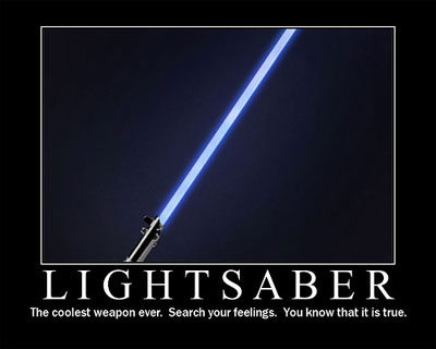 Your favourite. Lightsaber1