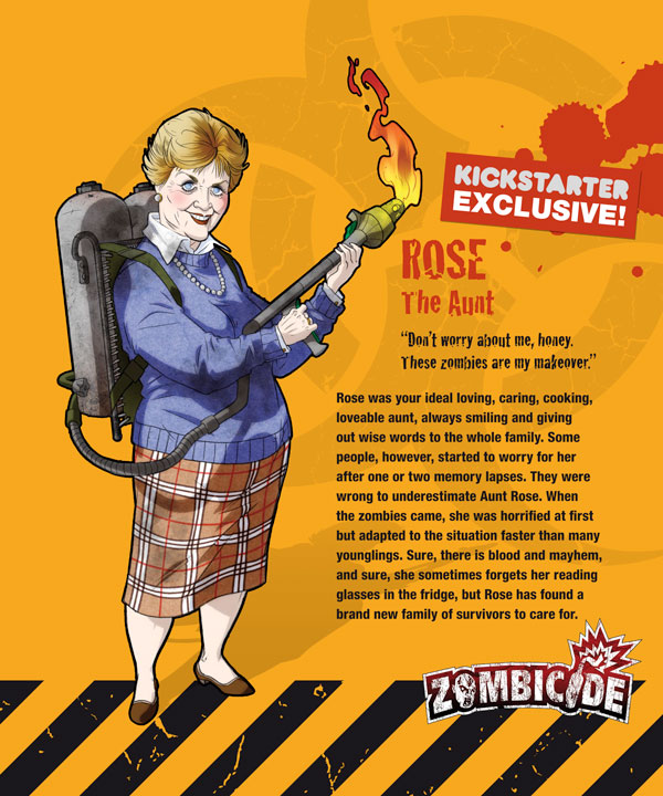 Zombicide personajes ROSE