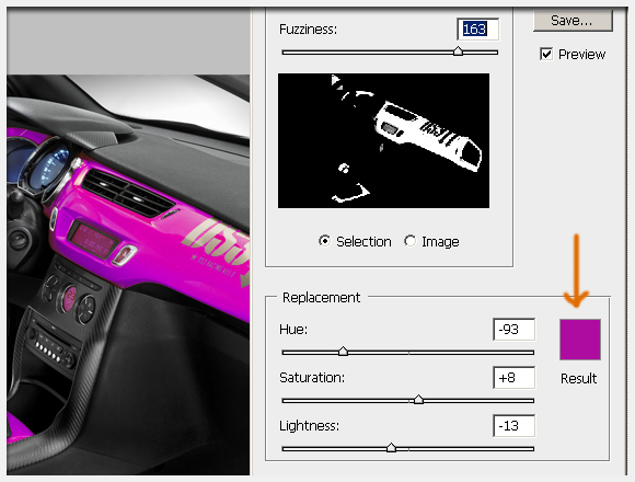 Schimba culoarea masinii tale in Photoshop 31