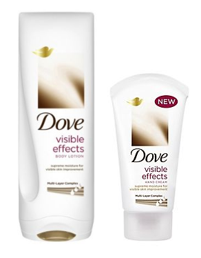 Free Sample Dove Visible Effects Body Lotion~UK Dovevisibleeffectsbodylotionhandcream