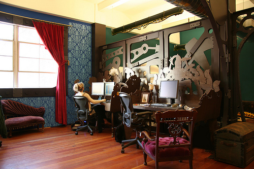 Descripcion completa. ((No rolear)) Steampunk-Office-Space