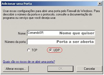 Como abrir portas no firewall do windows Porta-firewall