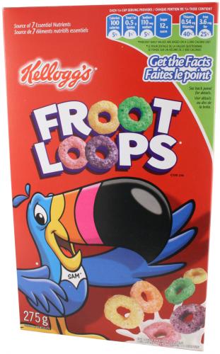 Ces aliments qui n'existent plus. Frootloops