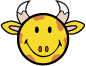 The origin of Halfwise Cow%20smiley