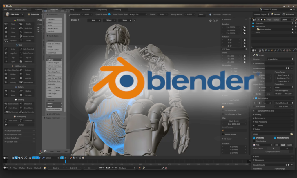 Blender 3D 2.83 Professional 3D Creator (x86/x64) Win/Mac/Linux Blender-featured-image-1024x614