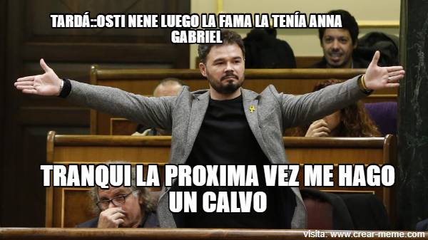 Gabriel Rufián, expulsado del Congreso tras insultar a Borrell - Página 2 Rufian-1