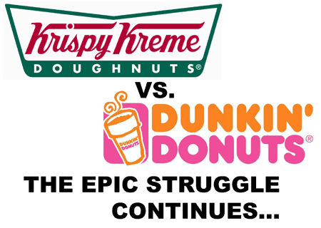 Dunkin Donuts or Krispy Kreme? Donut_struggle