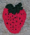 Strawberry fridgie - crochet Strawberryfridgiepix