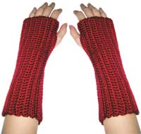free crochet patterns for beginners Beginner-wrist-warmers