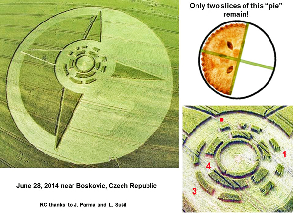 Crop Circle – 555 … Ackling Dyke Nr Sixpenny Handley Dorset UK Czech-pie2