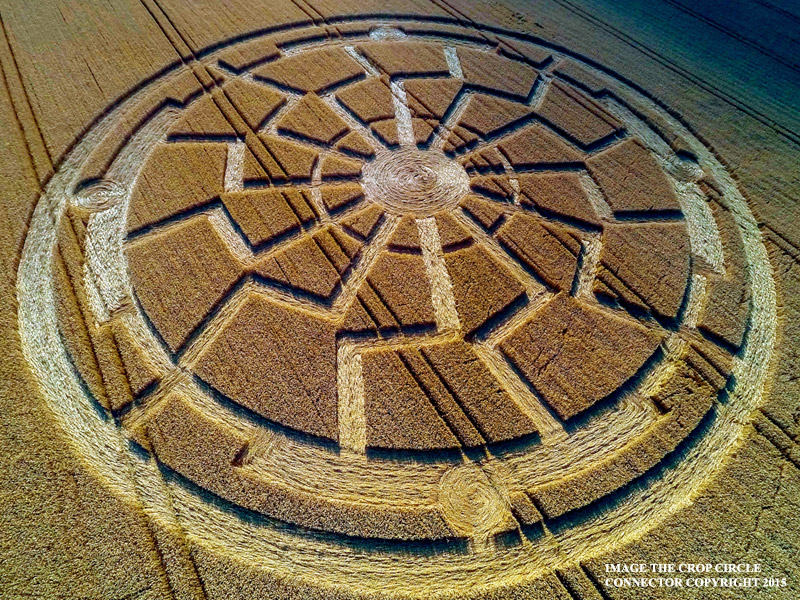 Crop Circles ~ Ox Drove, nr Bowerchalke, Wiltshire, United Kingdom. Reported 8th August. G0010730bbb