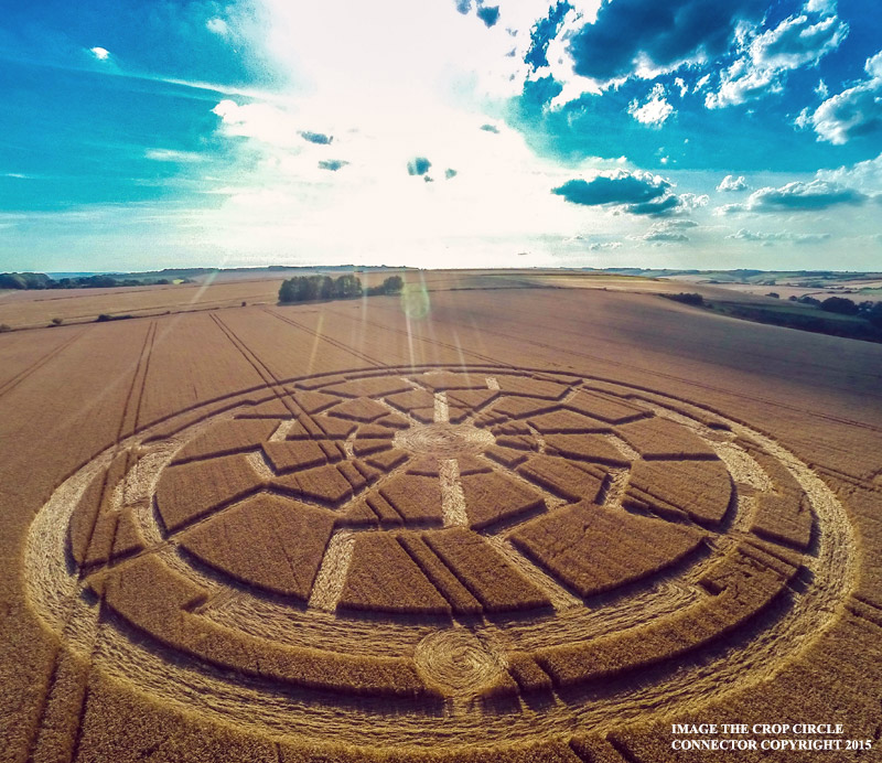 Crop Circles ~ Ox Drove, nr Bowerchalke, Wiltshire, United Kingdom. Reported 8th August. G0010735bbb