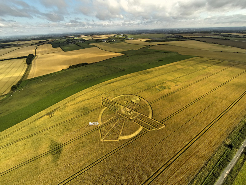 Crop Circle ~ Uffcott Down, nr Barbury Castle, Wiltshire. Reported 25th July. 03