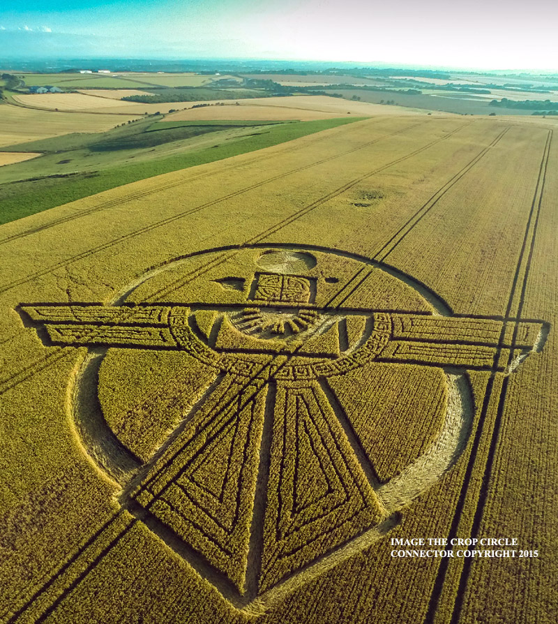 Crop Circle ~ Uffcott Down, nr Barbury Castle, Wiltshire. Reported 25th July. G0040222bbb