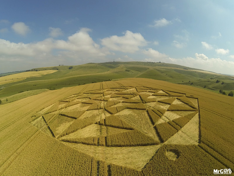 Crop Circles 2016 ~ Ranscomb Bottom, nr  Calstone Wellingotn. Wiltshire 04