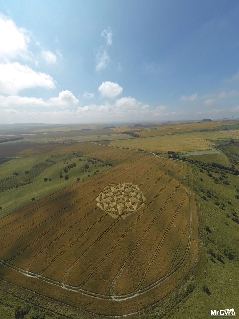 Crop Circles 2016 ~ Ranscomb Bottom, nr  Calstone Wellingotn. Wiltshire 06