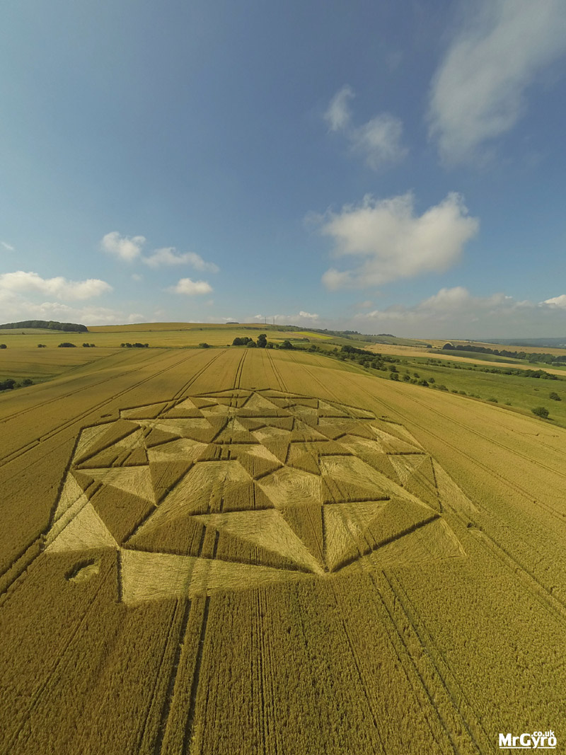 Crop Circles 2016 ~ Ranscomb Bottom, nr  Calstone Wellingotn. Wiltshire 08